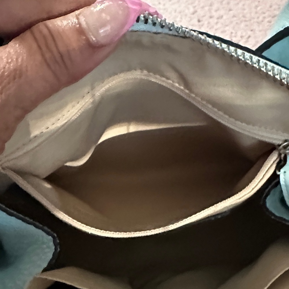 Coach Mint Green Leather small Satchel - Picture 9 of 12